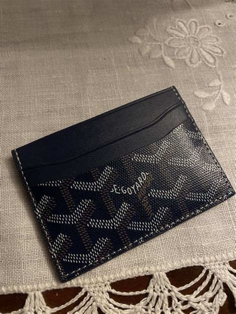 goyard fashionreps|[retail vs rep] Goyard 4cc cardholder in light blue. : r/FashionReps.